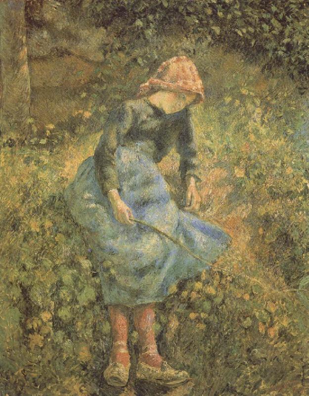 The Shepherdess, Camille Pissarro